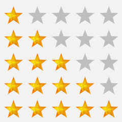 Rating stars gray