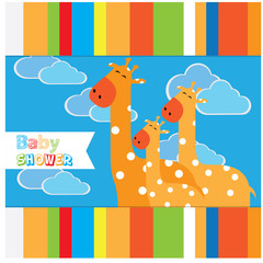 Fototapeta premium Baby shower