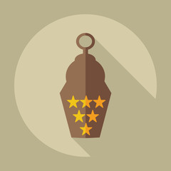 Flat modern design with shadow icons mosque