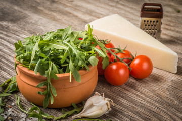 Ingredients for salad