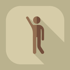 stick figure of human silhouette