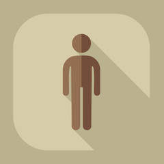 stick figure of human silhouette