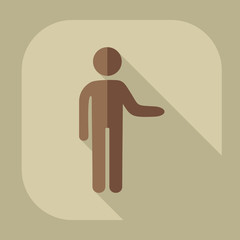 stick figure of human silhouette