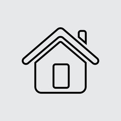 home thin line icon
