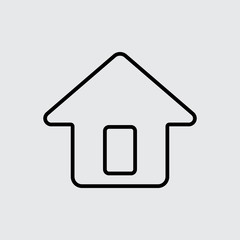 home thin line icon