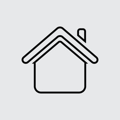 home thin line icon