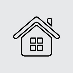 home thin line icon