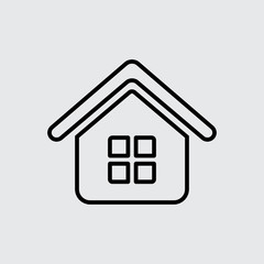 home thin line icon