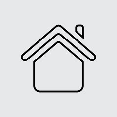 home thin line icon