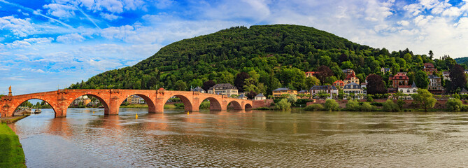 Heidelberg panorama city skyline, Germany