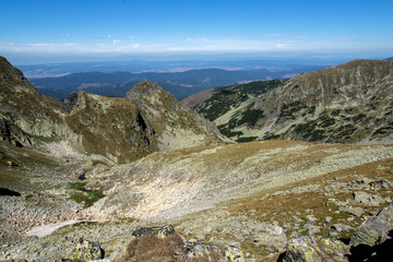 Panorama from Malyovitsa peak, Rila Mountain, Bulgaria