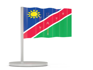 Pin with flag of namibia