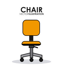 office related chairs, vector illustration, vector illustration