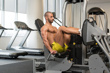 Health Club Leg Press Exercises