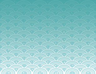 Fototapeta premium thai water waves pattern