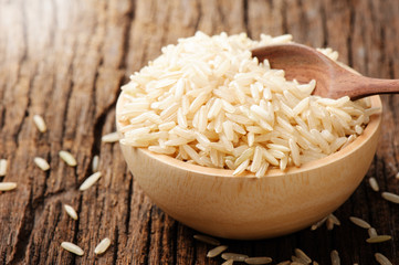 cooked brown rice