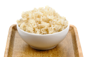 cooked brown rice
