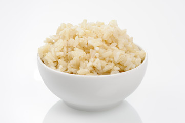 cooked brown rice