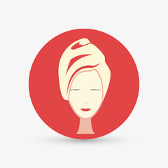 Graphic design of spa center, editable vecctor