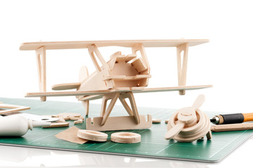 balsa wood model