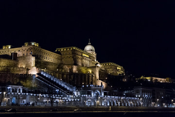 Fototapeta premium Buda Castle or Royal Palace in Budapest .