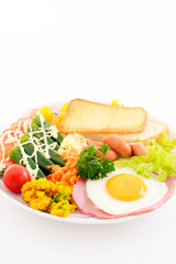 おいしそうな朝食 