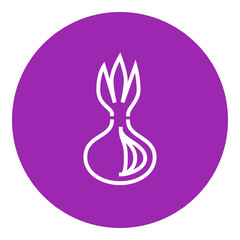 Onion line icon.