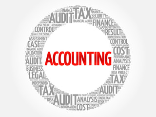 ACCOUNTING word cloud, business concept