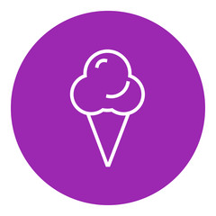 Ice cream line icon.