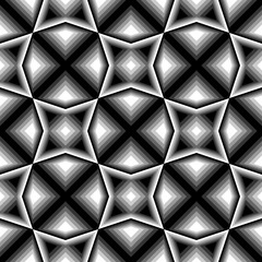 Design seamless monochrome geometric pattern