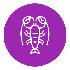 Lobster line icon.