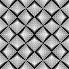 Design seamless monochrome diamond pattern