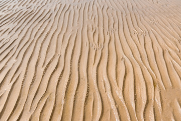 sand texture at Huahin, Thailand