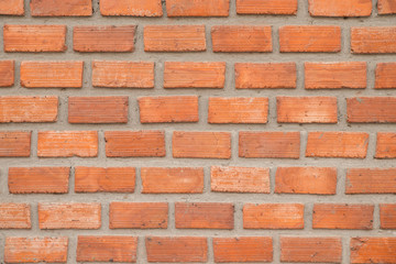 Background of red brick wall pattern texture. Great for graffiti inscriptions.