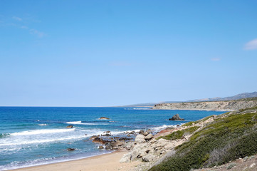 sunset sea wave rock, travel, tourism