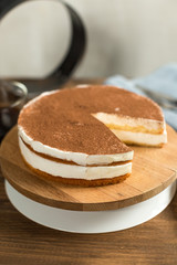 Milk souffle (bird's milk) cake