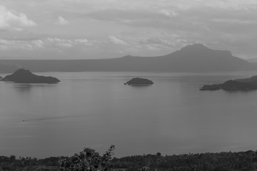 Taal Lake aerial view