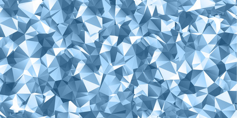 Abstract light blue polygonal mosaic background. Bright color, modern design.