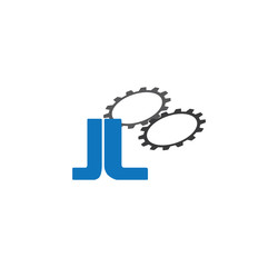 jl alphabet with 2 gears