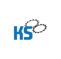 ks alphabet with 2 gears