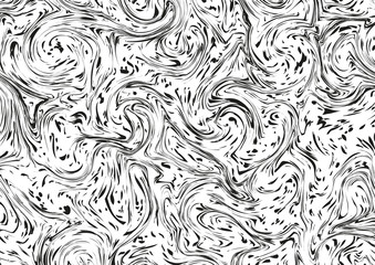 Black and white abstract wavy background