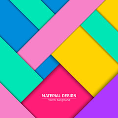 Vector material design background.