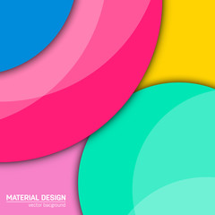Vector material design background.