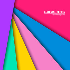 Vector material design background.
