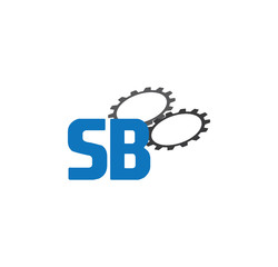 sb alphabet with 2 gears