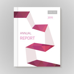 Fototapeta premium Annual Report Cover vector illustration