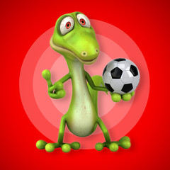 Fototapeta premium Fun lizard