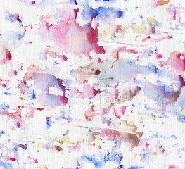 Watercolor background for your design. Painting on paper. 
