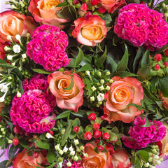 Abstract background of flowers