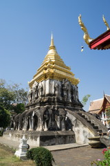 Fototapeta premium Chiang Man Temple , Chiang Mai, Thailand